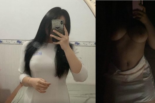 Em học sinh ngực căng hơn mẹ
